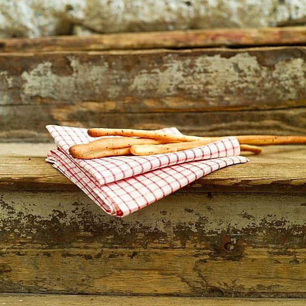 Kuhinjska krpa 100% lan Gingham Kuhinjska krpa 100% lan Gingham