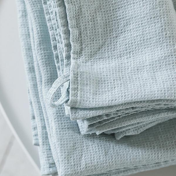 Brisača/Deka iz 100% lanu ice blue w 100x160 Brisača/Deka iz 100% lanu ice blue w 100x160