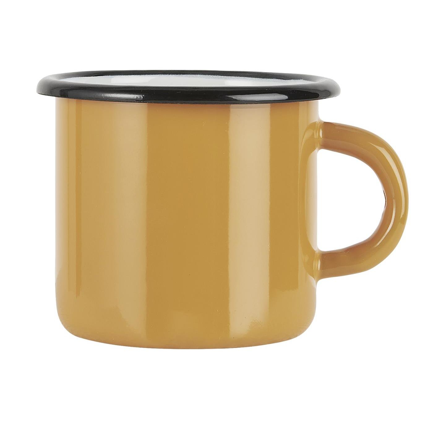 Emajlirana skodelica mustard Emajlirana skodelica mustard