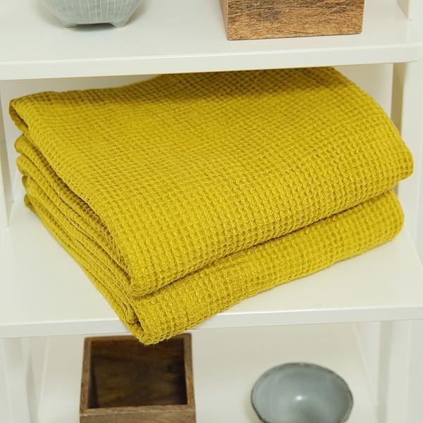 Brisača/deka iz 100% lanu citrine 100x160 Brisača/deka iz 100% lanu citrine 100x160