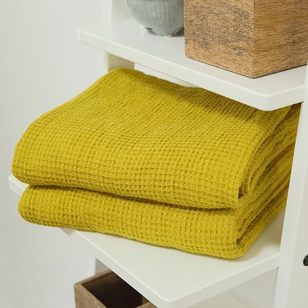 Krpa iz 100% lana citrine bw 53x70