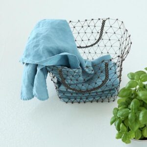 Krpa iz 100% lana modra 53x70 Krpa iz 100% lana modra 53x70