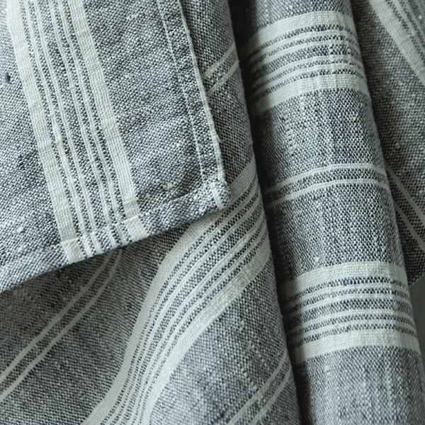 Krpa iz 100% lana graphite Multistripe 47x65 Krpa iz 100% lana graphite Multistripe 47x65