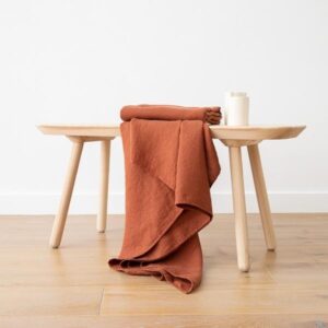 Brisača iz 100% lanu rust w. 100x160 Brisača iz 100% lanu rust w. 100x160