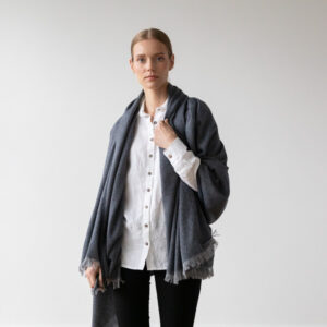 Volneni šal, odeja 130x180 S.INDIGO