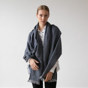 Volneni šal, odeja 130x180 S.INDIGO