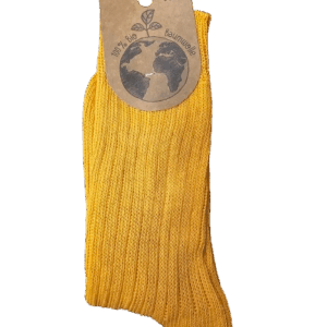 Nogavice iz 100% ekološkega bombaža oranžne Nogavice iz 100% ekološkega bombaža oranžne