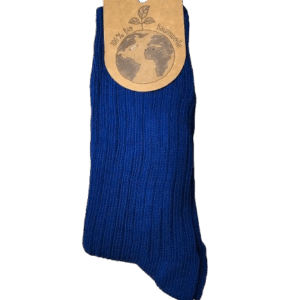 Nogavice iz 100% ekološkega bombaža modre Nogavice iz 100% ekološkega bombaža modre