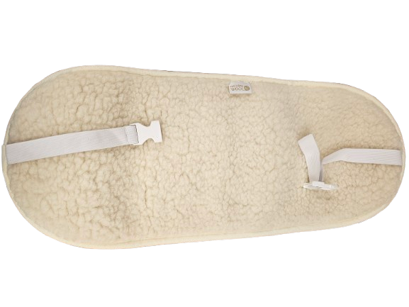 Ledvični pas iz 100% kosmatene volne siva/siva Ledvični pas iz 100% kosmatene volne siva/siva