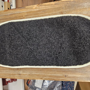 Ledvični pas iz 100% kosmatene volne siva/siva Ledvični pas iz 100% kosmatene volne siva/siva