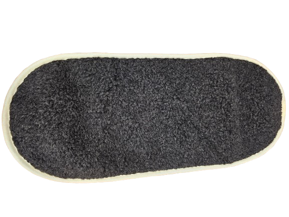 Ledvični pas iz 100% kosmatene volne siva/siva Ledvični pas iz 100% kosmatene volne siva/siva