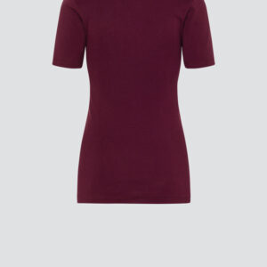 Spodnja majica KR iz eko bombaža BURGUNDY Spodnja majica KR iz eko bombaža BURGUNDY