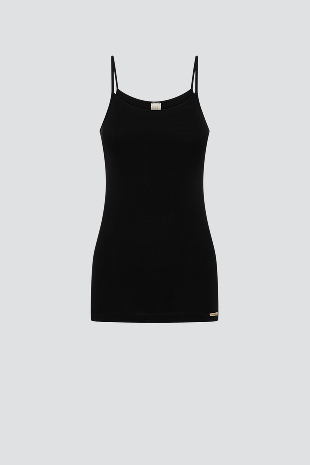 Spodnja majica tanke nar. iz eko bombaža ČRNA Spodnja majica tanke nar. iz eko bombaža ČRNA