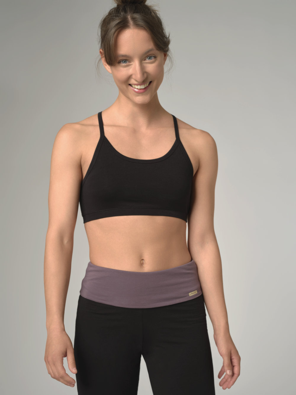 Eko Bombažni JogaTop Nedrček, brez žičke ČRN Eko Bombažni JogaTop Nedrček, brez žičke ČRN