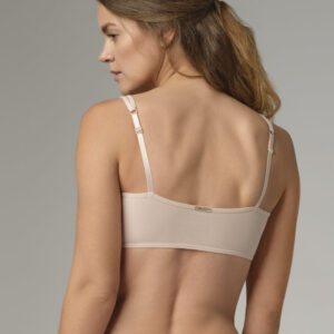 Eko Bombažni Top Nedrček, brez žičke ROZA