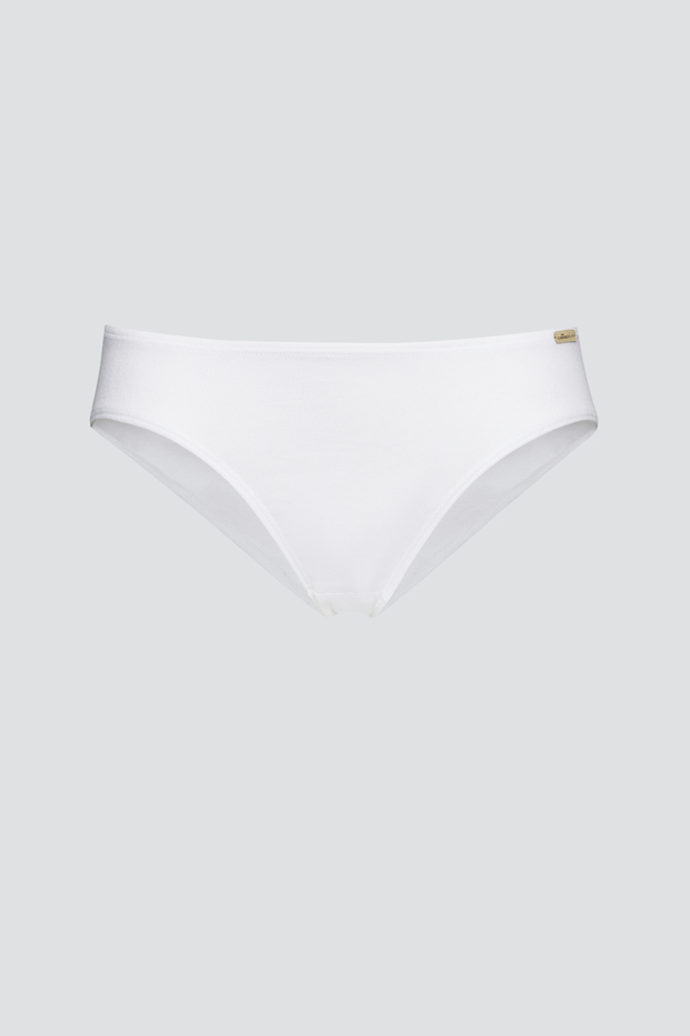 Mini slip spodnjice iz eko bombaža BELE Mini slip spodnjice iz eko bombaža BELE