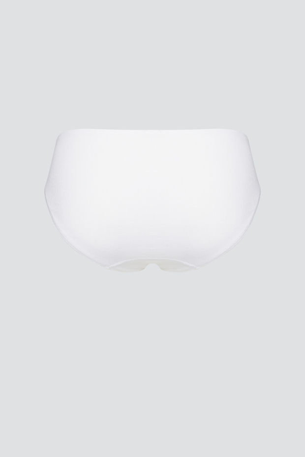 Mini slip spodnjice iz eko bombaža BELE Mini slip spodnjice iz eko bombaža BELE