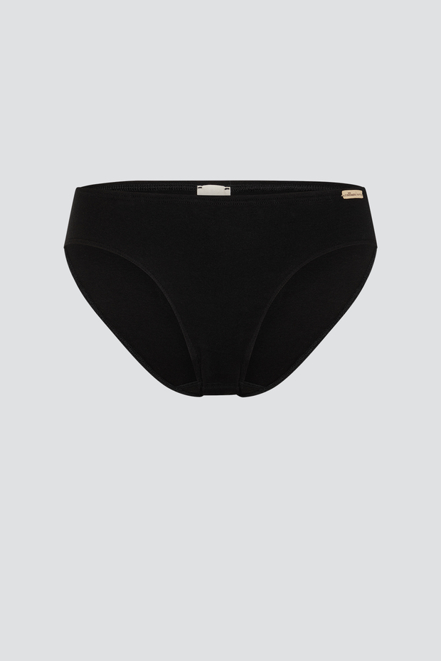 Mini slip spodnjice iz eko bombaža ČRNE Mini slip spodnjice iz eko bombaža ČRNE