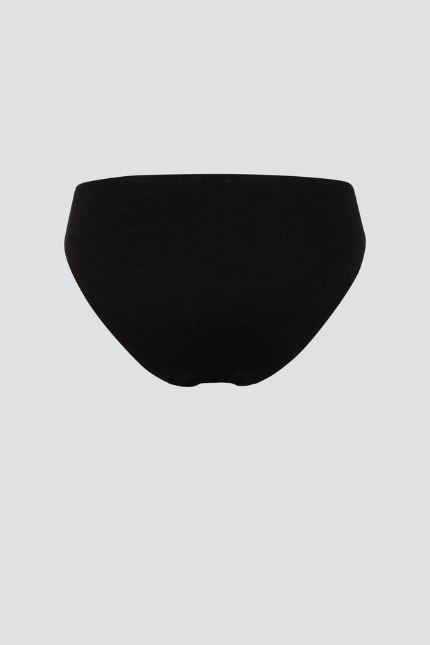 Mini slip spodnjice iz eko bombaža ČRNE Mini slip spodnjice iz eko bombaža ČRNE