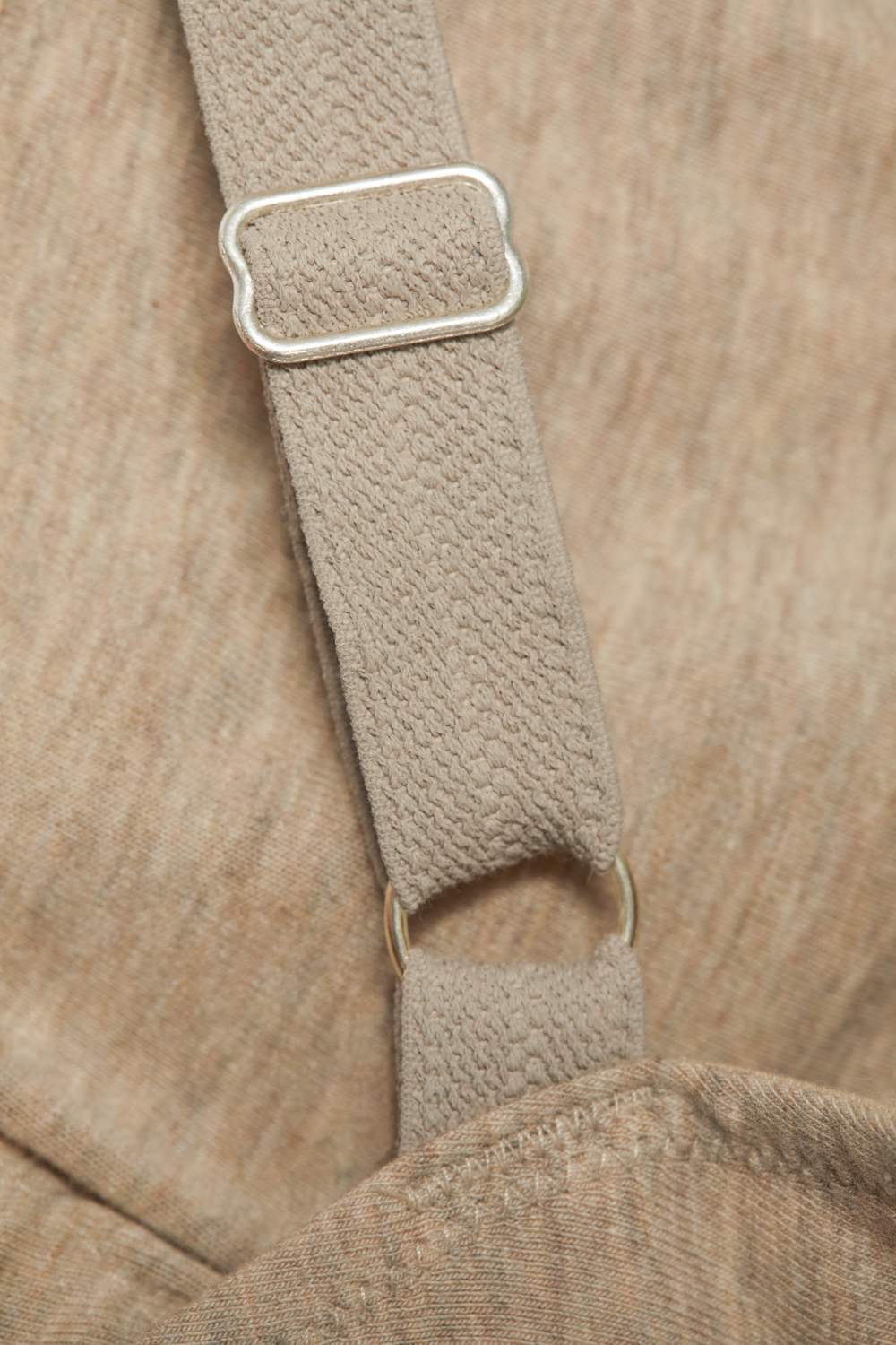 Eko Bombažni Nedrček, brez žičke BEIGE MELANGE Eko Bombažni Nedrček, brez žičke BEIGE MELANGE