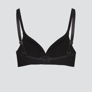 Eko Bombažni Podloženi Nedrček, brez žičke ČRN Eko Bombažni Podloženi Nedrček, brez žičke ČRN