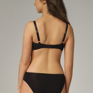 Eko Bombažni Podloženi Nedrček, brez žičke ČRN Eko Bombažni Podloženi Nedrček, brez žičke ČRN