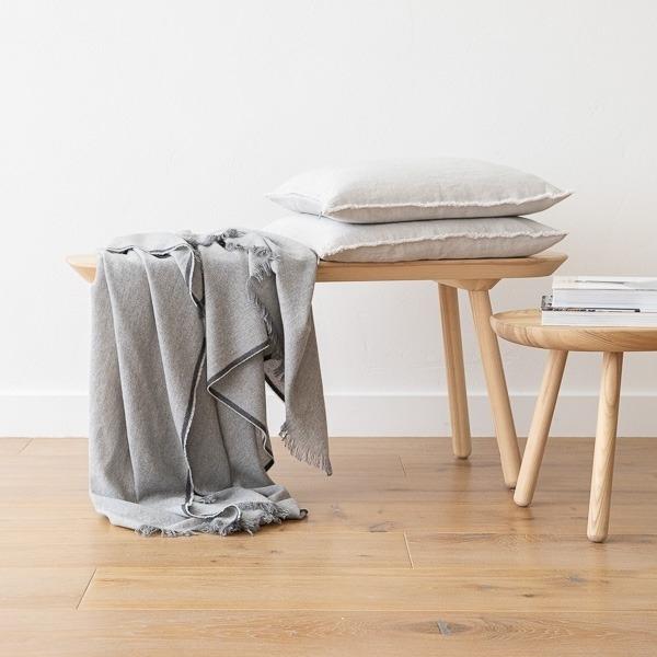 Volnena deka WoolMe 130x180 Salvatore silver