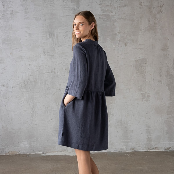 Tunika 100% lan Ela antrazit L