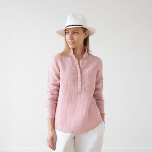 Srajca 100% lan Fabio ROZA S Srajca 100% lan Fabio ROZA S