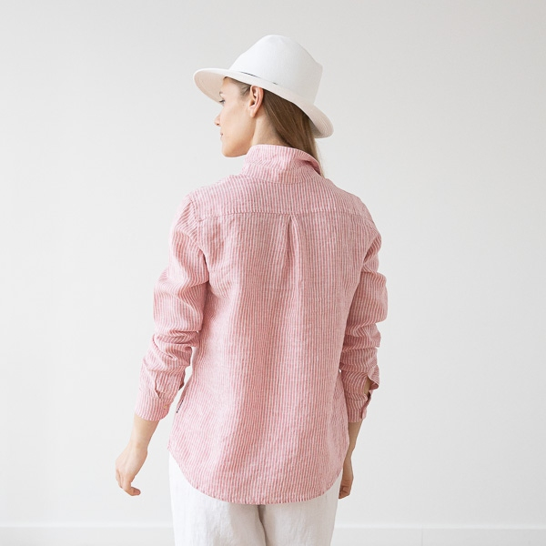 Srajca 100% lan Fabio ROZA S Srajca 100% lan Fabio ROZA S