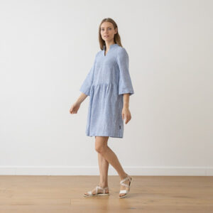 Obleka 100% lan MEDIUM STRIPE M Obleka 100% lan MEDIUM STRIPE M