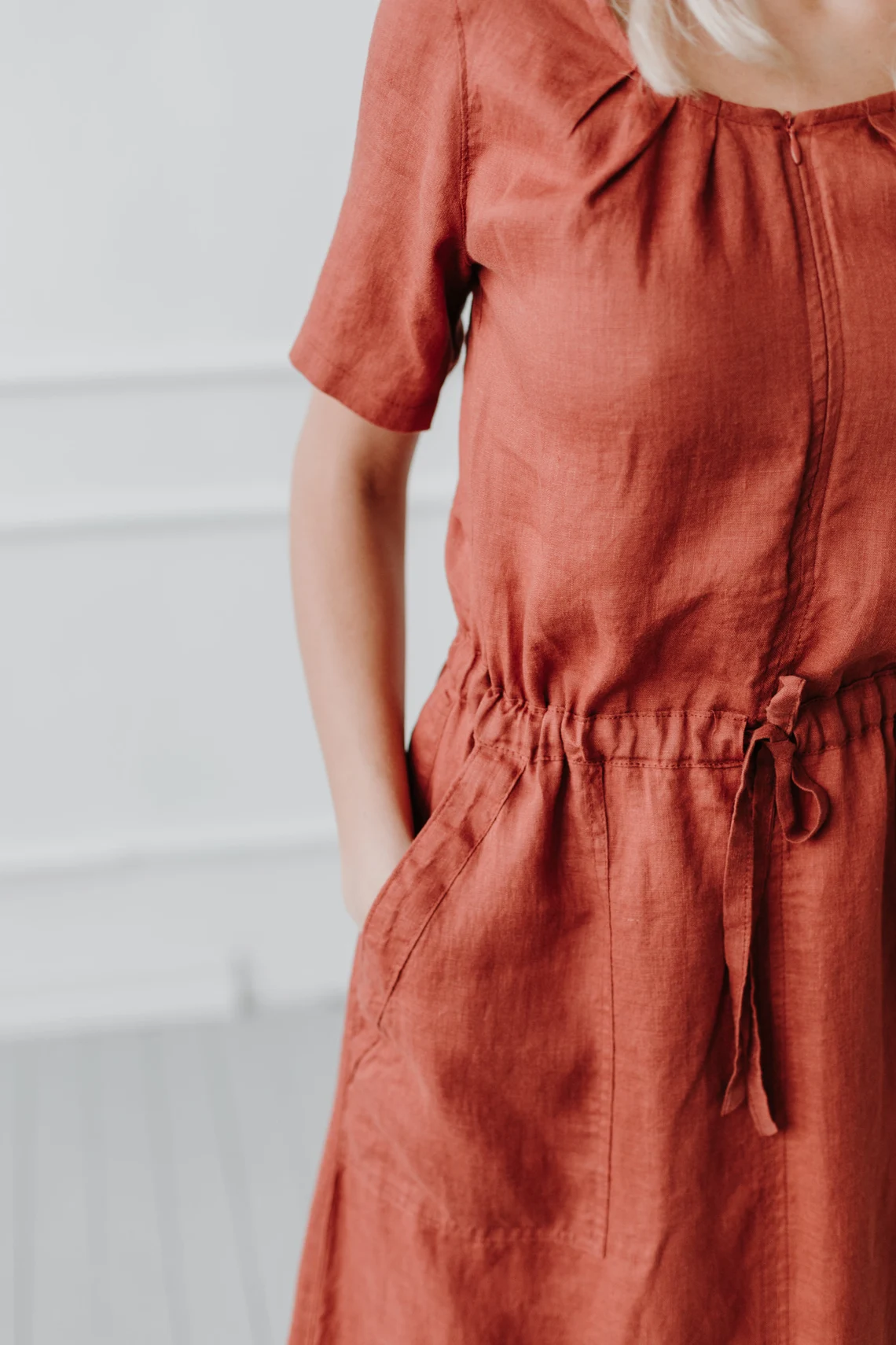 Obleka ženska 1286 100% lan, več barv in velikosti Obleka ženska 1286 100% lan, več barv in velikosti