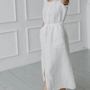 Obleka ženska 1286 100% lan, več barv in velikosti Obleka ženska 1286 100% lan, več barv in velikosti