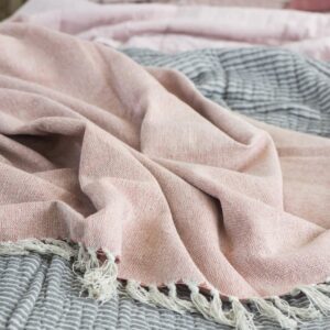 Deka 100% bombaž faded rose