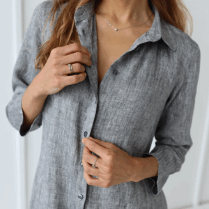 Srajčna obleka 1260 100% lan