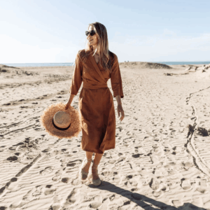 Srajčna obleka 1240 100% lan Srajčna obleka 1240 100% lan