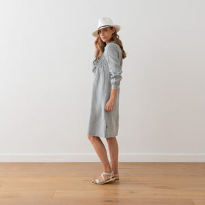 Obleka 100% lan GREEN MELANGE S Obleka 100% lan GREEN MELANGE S