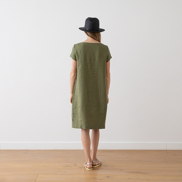 Obleka 100% lan OLIVNA S,M Obleka 100% lan OLIVNA S,M