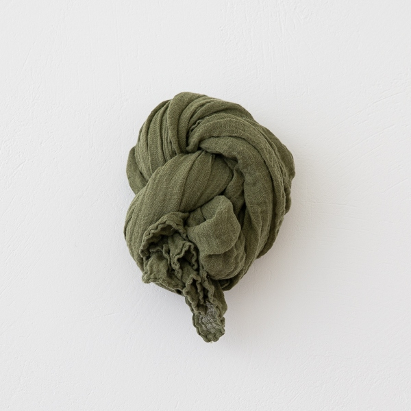 Šal iz 100% lana OLIVE GREEN Šal iz 100% lana OLIVE GREEN