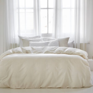 Posteljnina ekološki bombaž saten NATUR več dimenzij