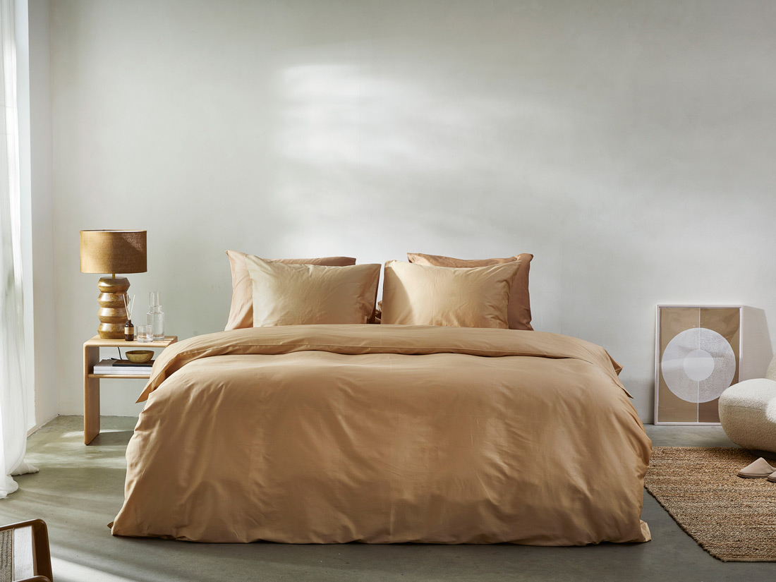 Posteljnina ekološki bombaž saten HONEY več dimenzij Posteljnina ekološki bombaž saten HONEY več dimenzij