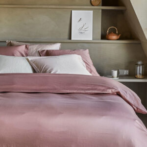 Posteljnina ekološki bombaž saten BLUSH ROSE več dimenzij