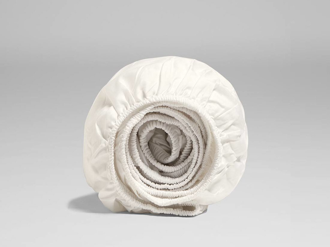 Jogi rjuha ekološki bombaž saten TOPLA BELA več dimenzij Jogi rjuha ekološki bombaž saten TOPLA BELA več dimenzij