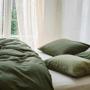 Posteljnina ekološki bombaž saten DARK OLIVE več dimenzij Posteljnina ekološki bombaž saten DARK OLIVE več dimenzij