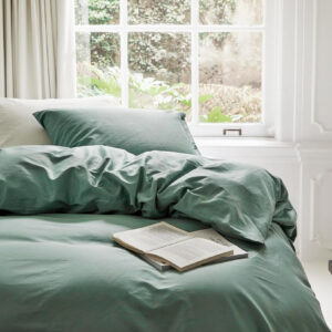 Posteljnina ekološki bombaž saten SEA GREEN več dimenzij Posteljnina ekološki bombaž saten SEA GREEN več dimenzij