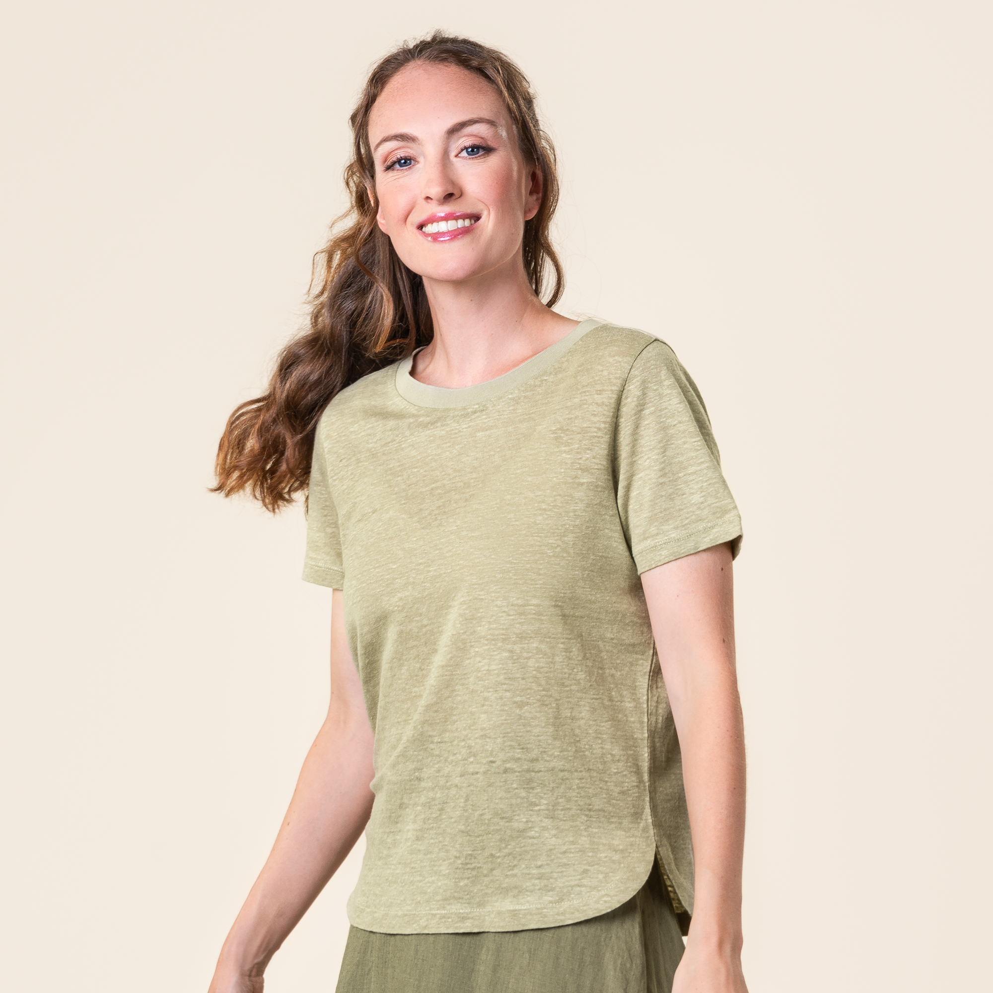 Ženski TS KR 100% lan ANIS Ženski TS KR 100% lan ANIS