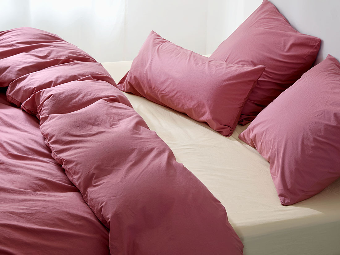 Posteljnina ekološki bombaž perkal RASPBERRY več dimenzij Posteljnina ekološki bombaž perkal RASPBERRY več dimenzij
