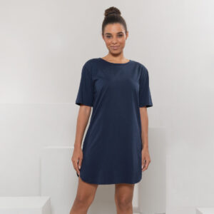 Ženska spalna srajca iz 100% eko bombaža T.MODRA Ženska spalna srajca iz 100% eko bombaža T.MODRA