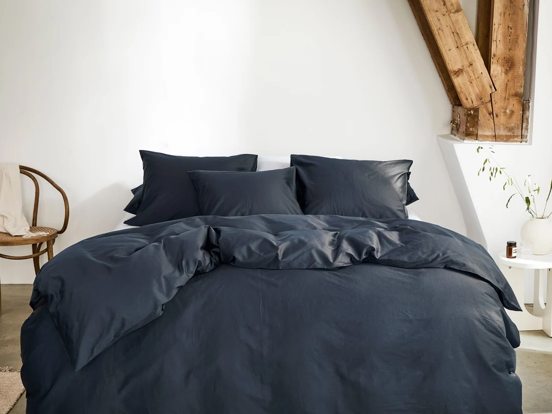 Posteljnina ekološki bombaž saten BLUEBERRY več dimenzij Posteljnina ekološki bombaž saten BLUEBERRY več dimenzij