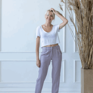 Hlače 1383 100% lan Hlače 1383 100% lan